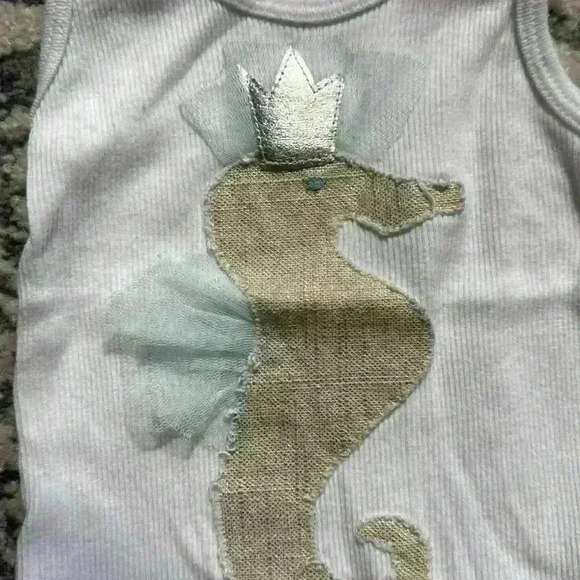 Oh Baby! Boutique tank top with seahorse size 12-18 months - Picture 2 of 3